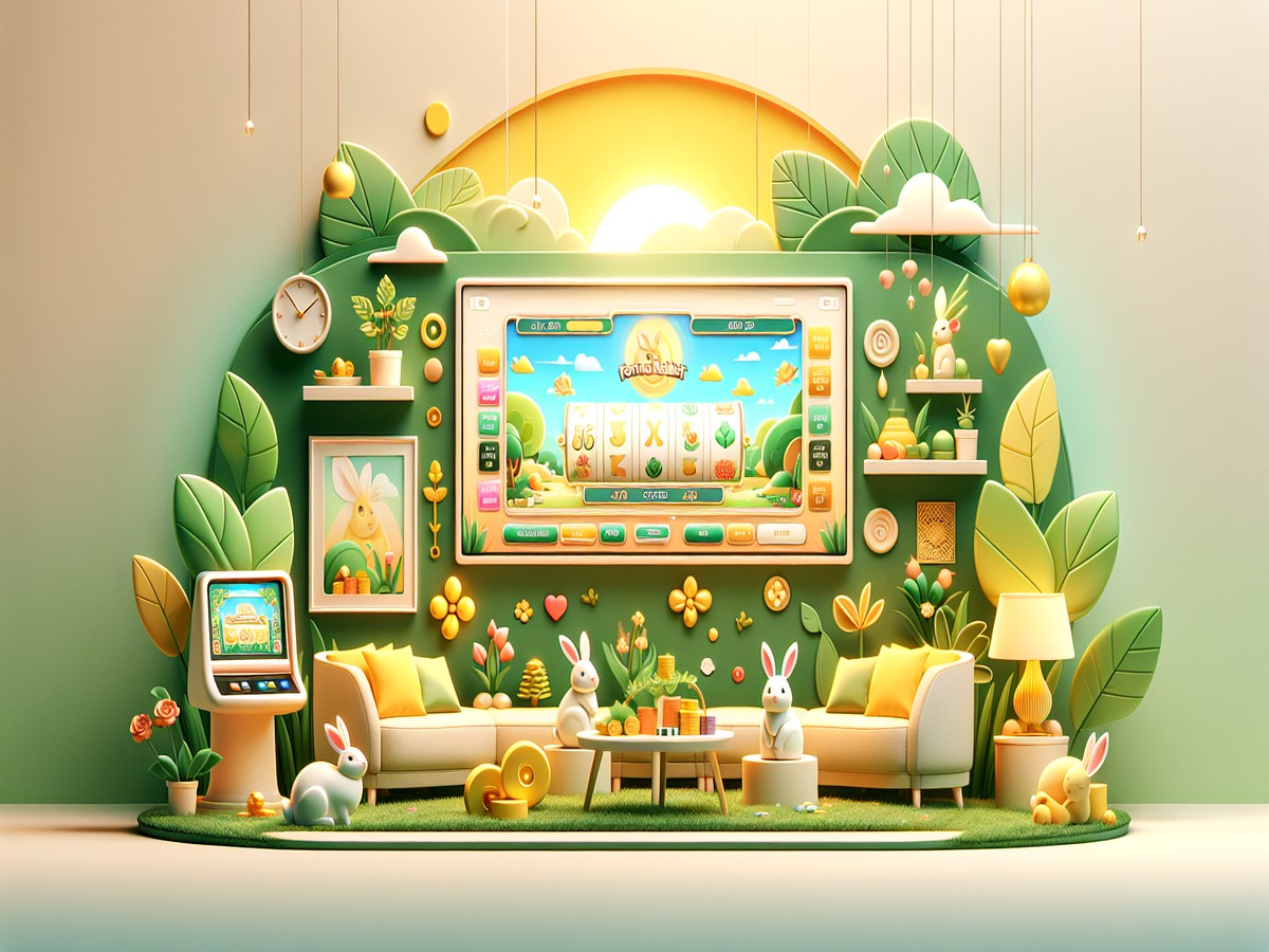 Play'n GO Fortune Rabbit Slots full view - Colorful graphics.